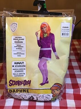 Warner brother Scooby-doo Daphne adult standard costume